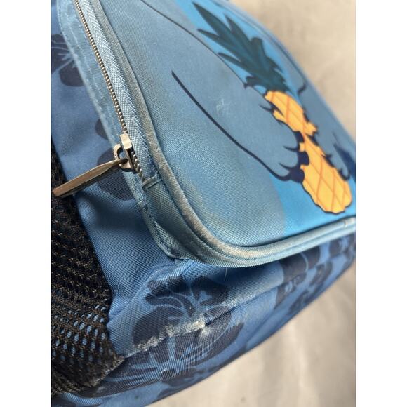 Disney Loungefly Lilo & Stitch Pineapple Backpack Hibiscus Print Hard to Find main image 9
